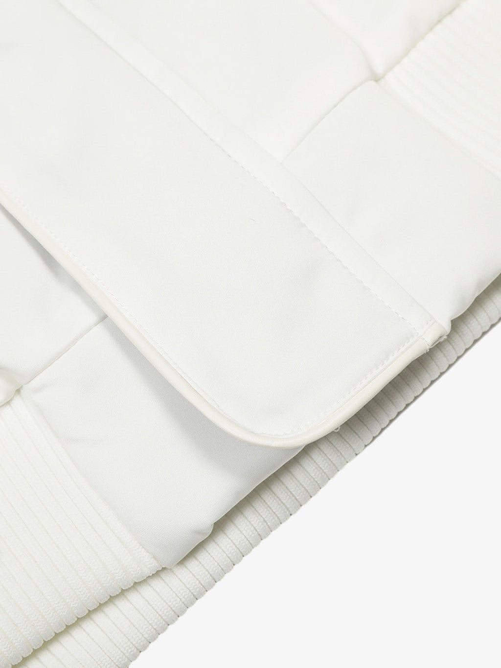 Retro Layered Look Plaid Collar Padded Jacket