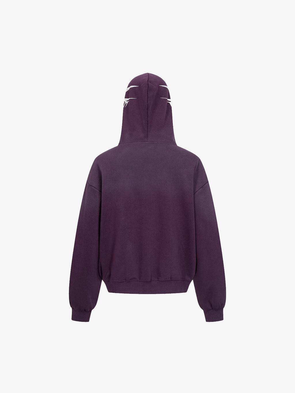 High Street Script Letter Print Zip-up Hoodie Jacket