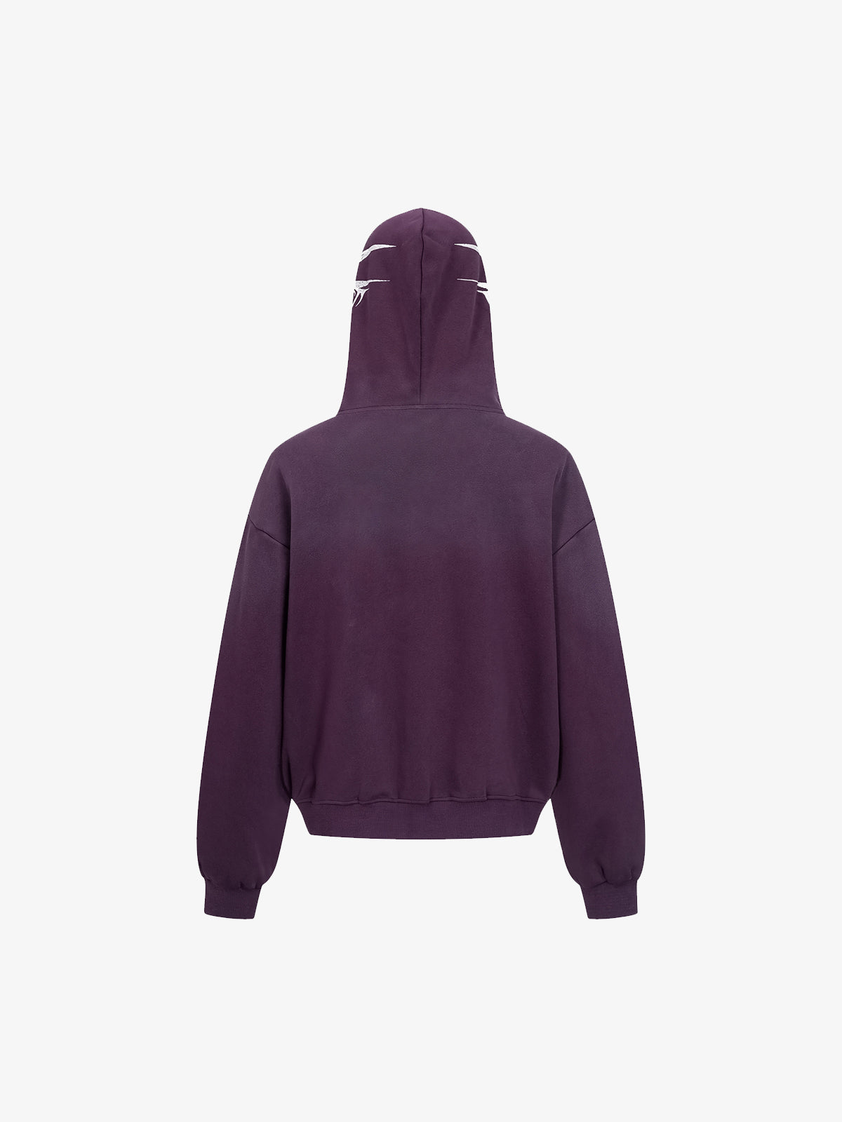 High Street Script Letter Print Zip-up Hoodie Jacket