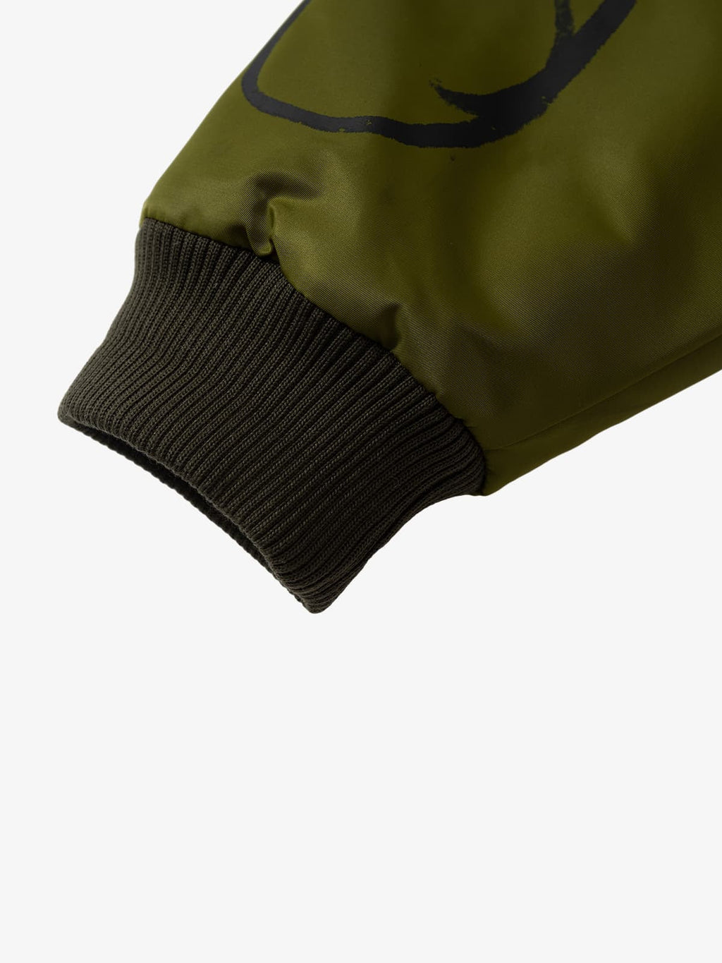 Street Graffiti Lamb Collar Flight Cotton Jacket