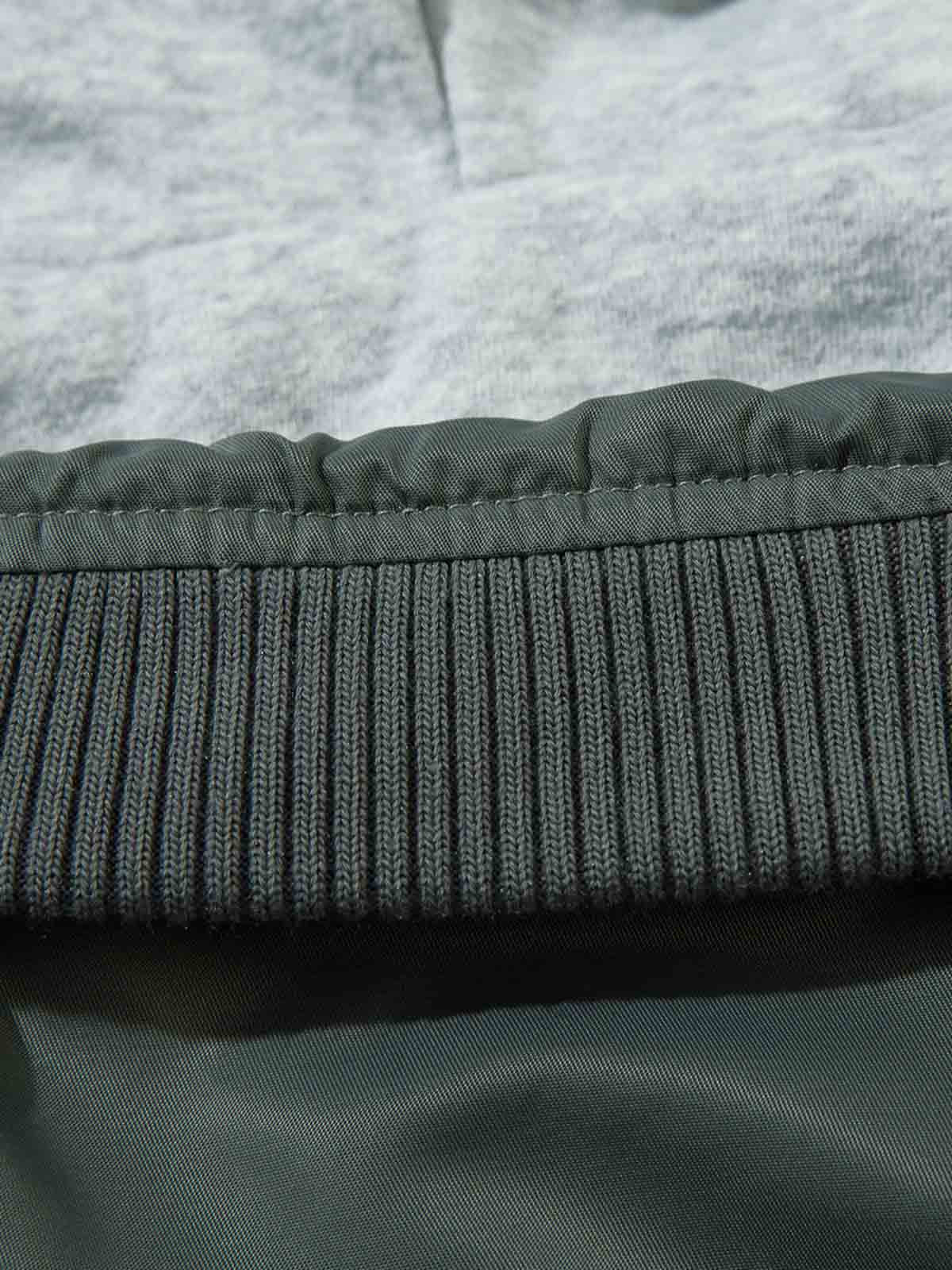 Vintage Fur Hood Padded Zip Up Bomber Jacket