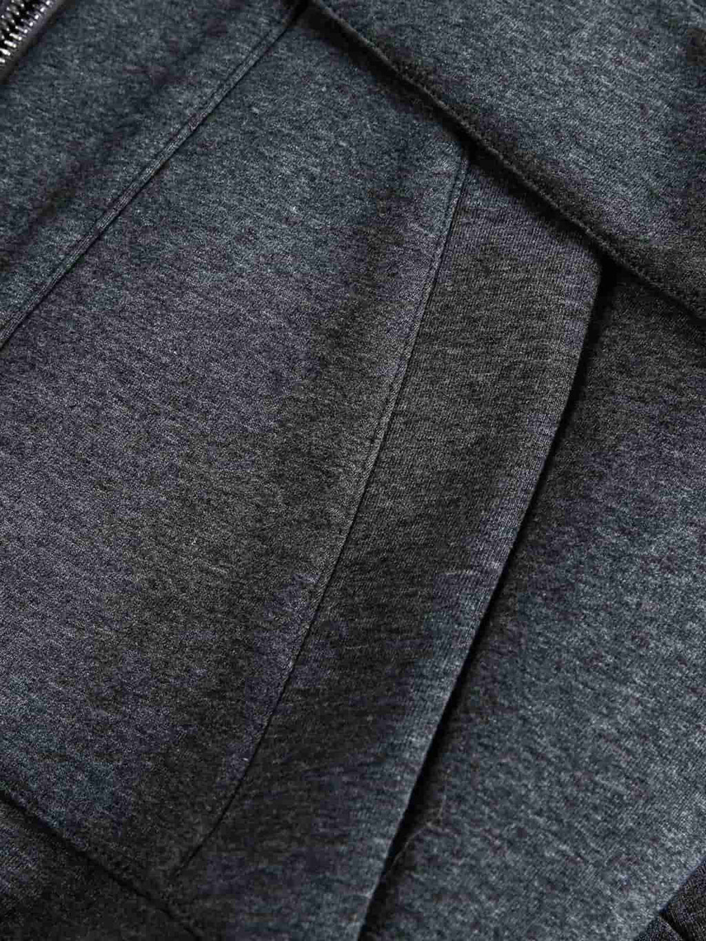 Retro Detachable Faux Fur Collar Washed Bomber Jacket