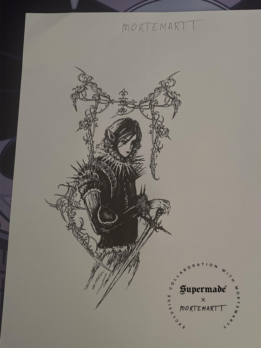Supermade × Mortemartt Graphic Hooded Jacket- 2279