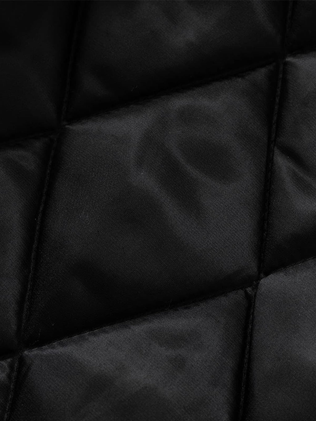 Retro Camouflage Faux Layered Metal Buckle Padded Jacket