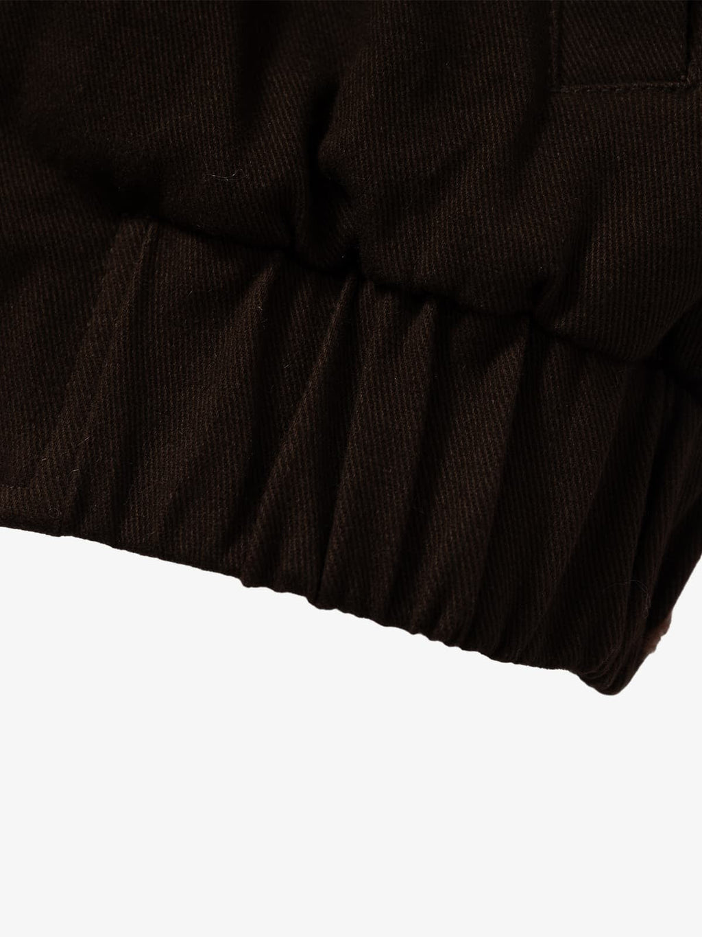 Street Punk Oblique Zipper Lambswool Collar Quilted Jacket