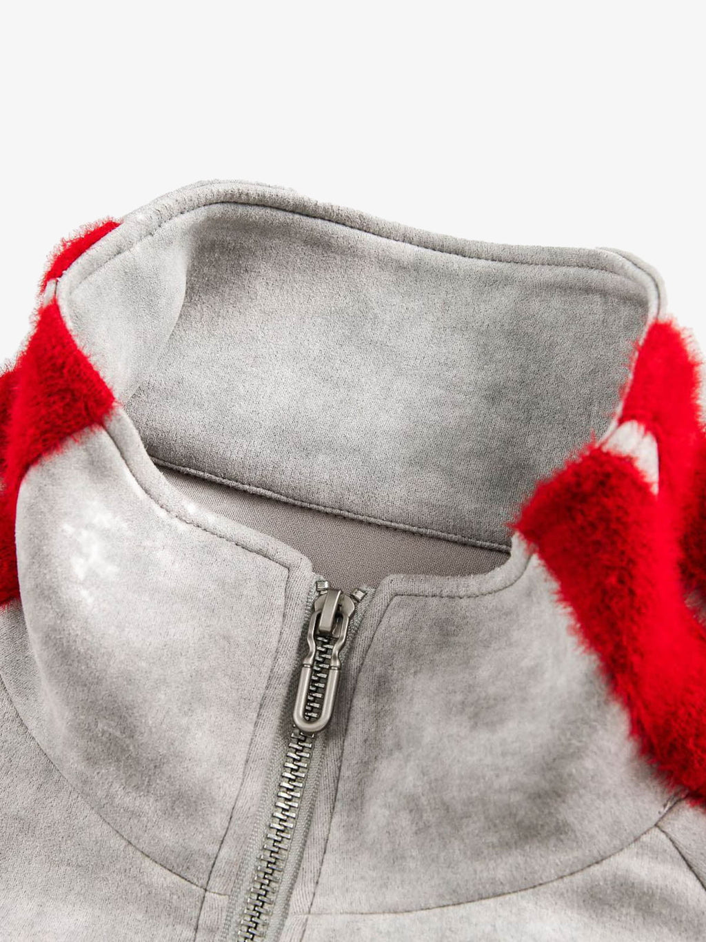 Wasteland Patchwork Graffiti Zip Up Jacket