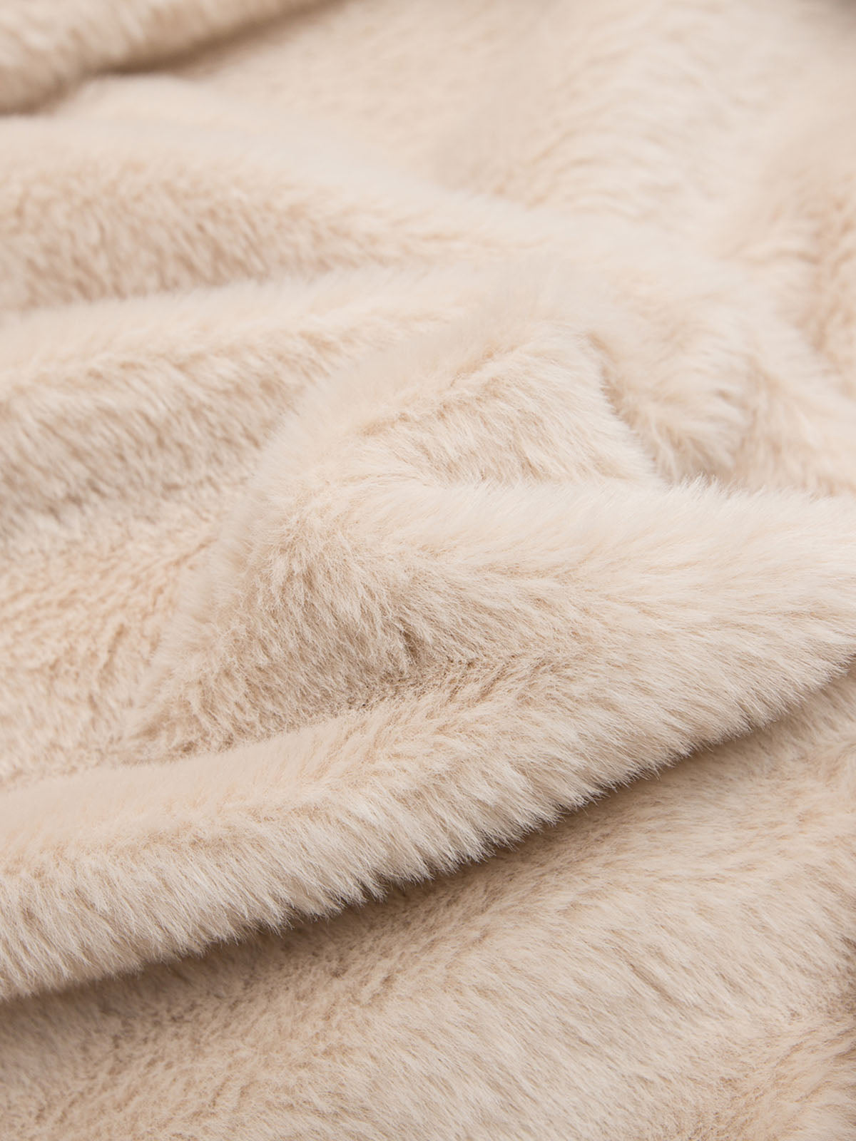 Faux Fur Lined Zip Up Hooded Bomber Jacket