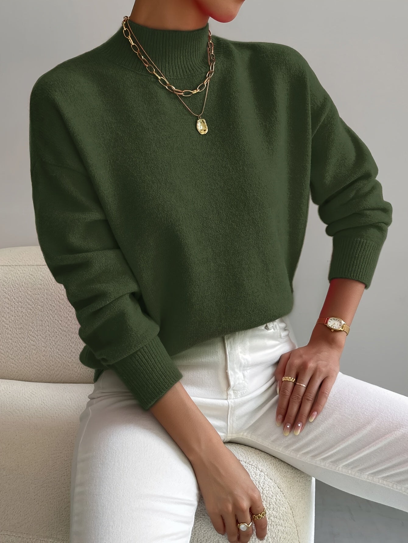 SERAPHINE ROLL NECK JUMPER